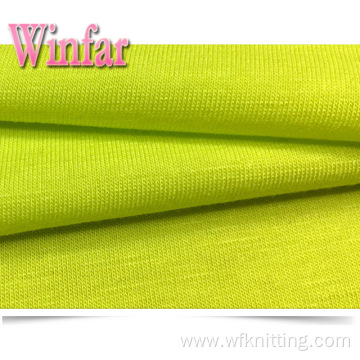 Single Jersey Solid Dye Polyester Spandex Knit Fabric